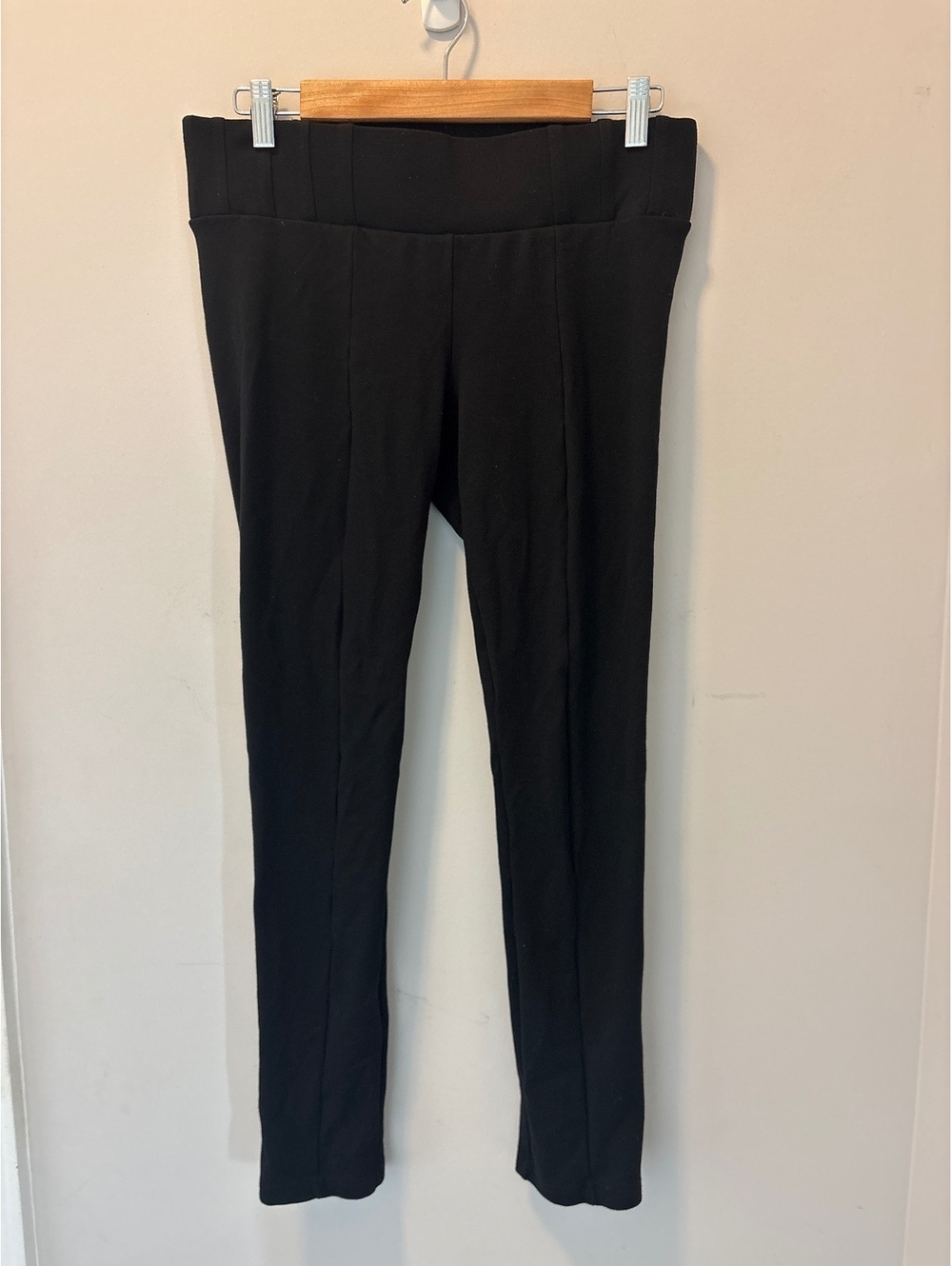 New Directions Black Stretch Leggings Medium Womens Ladies